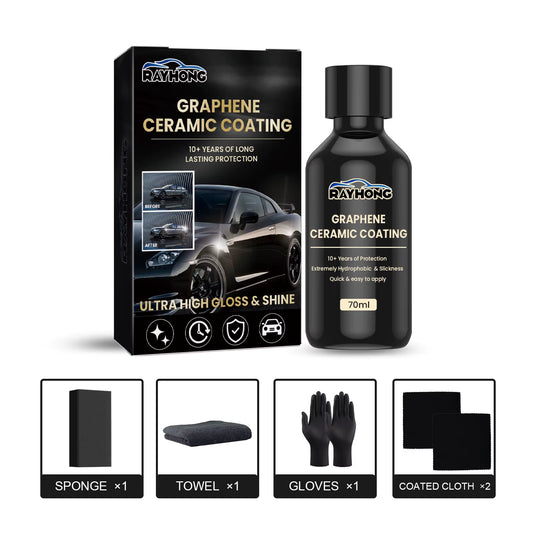 70Ml Car Graphene Ceramic Coating Waterproof Coating Car Detailing Coating Polishing Liquid Glass Plated Crystal Car Accessory